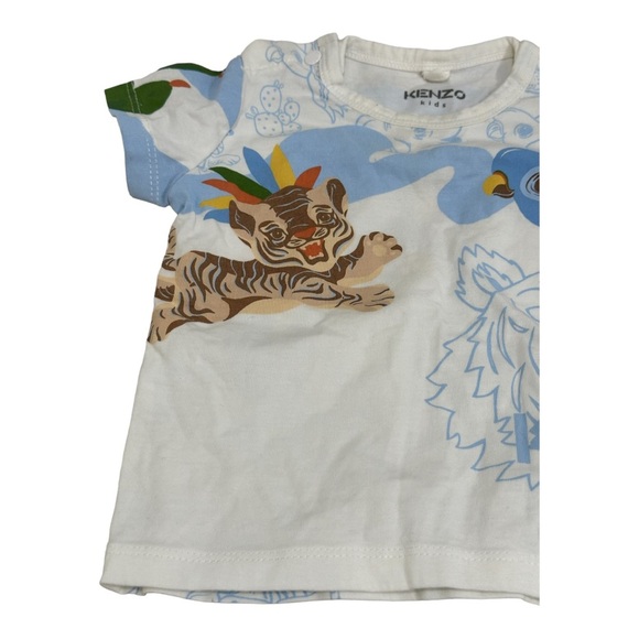 Kenzo Kids Tiger parrot tee shirt 6M - Picture 3 of 5